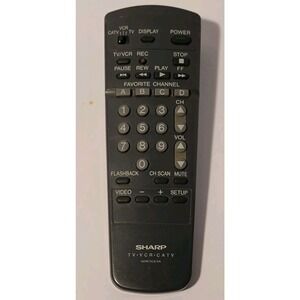 Sharp RRMCG0874CESA TV VCR Remote Control Tested Working‎